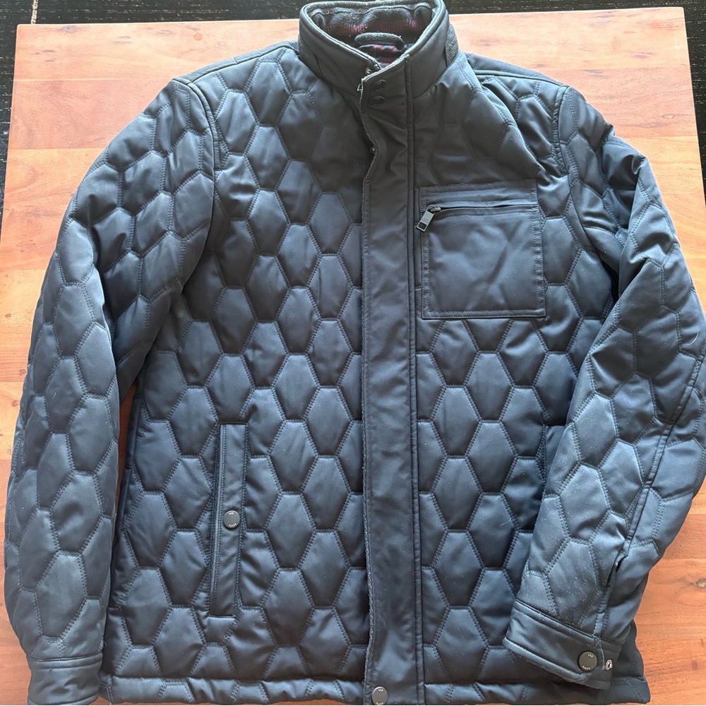 Ted Baker Waymouth Quilted Jacket - Navy